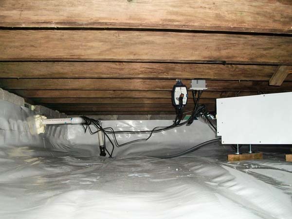 Crawl space encapsulation